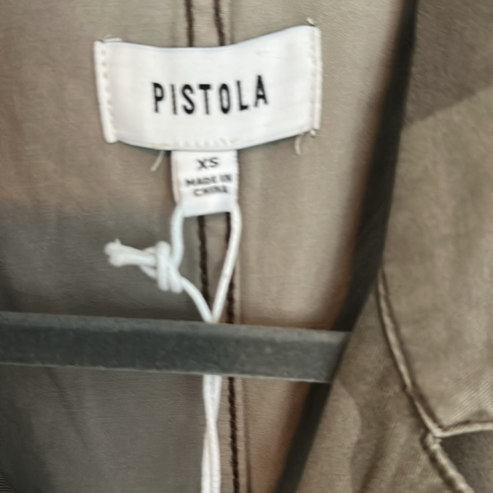Pistola Grover Tan Brown Jumpsuit Utilitarian Style NWT - Picture 7 of 8